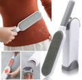 Brosse anti-poils pour vêtements avec boîtier nettoyant