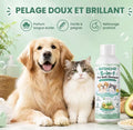Shampoing 5-en-1 pour chien et chat – Avoine, aloès et avocat